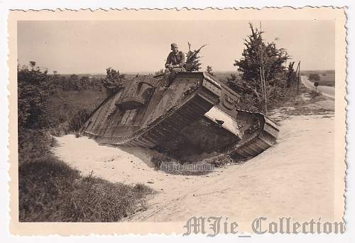 Photo of an abandoned Mark V*