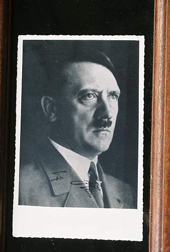 Nazi postcard with autograph?