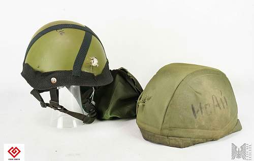 Russian Modified Sh40 Helmet from the war in Ukraine