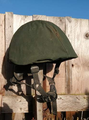 Russian Modified Sh40 Helmet from the war in Ukraine