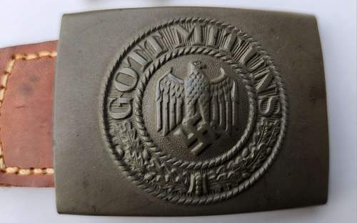 Steel 1940 Ernst Schneider Lüdenscheid Buckle