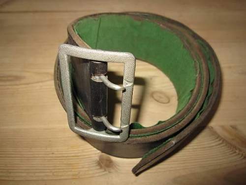 German heer officer belt