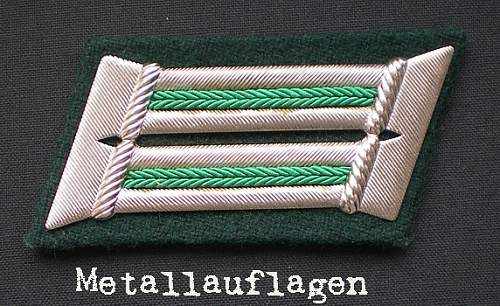 Collar patch terminology