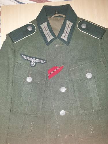 M36 Tunic with ostfront Ribbon.