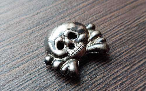 Panzer Collar Tab Skull