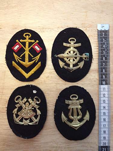 Kriegsmarine Patch Identification