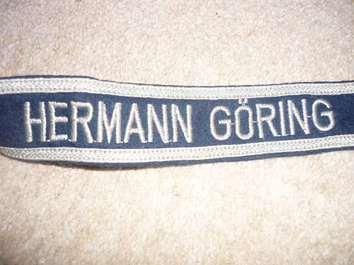 hermann goring cuff title?