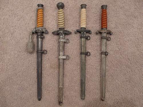 Four German Daggers (want to know opinion)