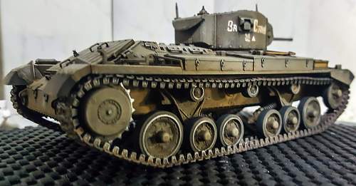 1/35 scale British Valentine in Soviet service, lend lease tank.