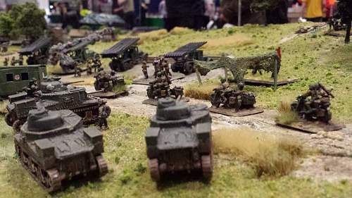 Superb 15mm battle of Kursk war games table.