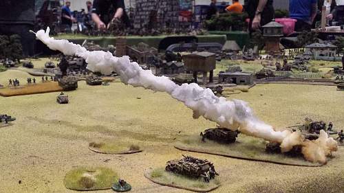 Superb 15mm battle of Kursk war games table.