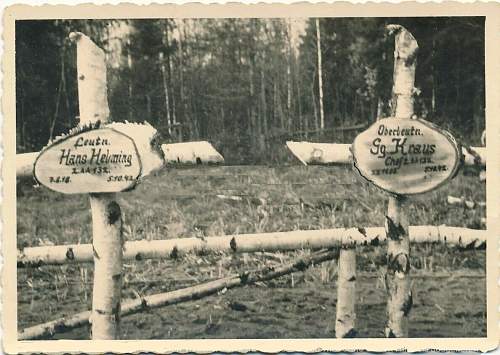 &quot;I once had a comrade&quot;. Photos of graves of German soldiers.