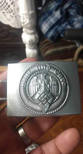 HJ buckle m4/49 aluminum need opinions please Real ? Fake?