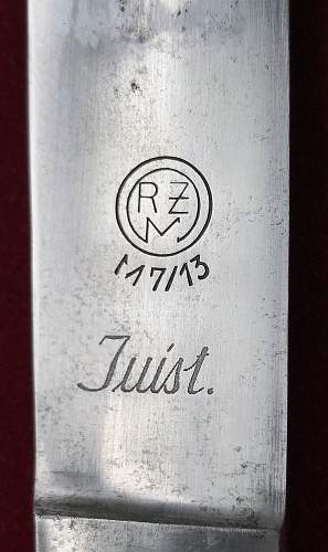 HJ Knife with strange Inscription