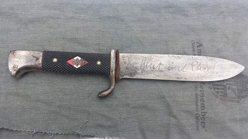 Early Hitler Jugend Dagger by Puma