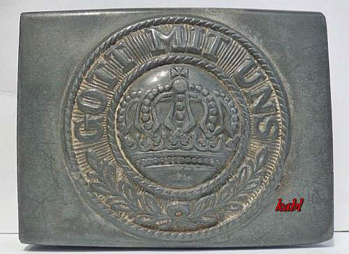 Imperial German Buckles.