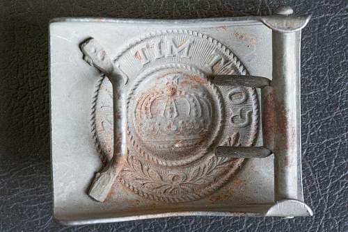 Imperial german late war buckle, good or bad?