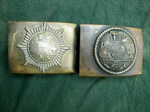 Fake Mecklenburg-Strelitz Buckle Sold on eBay recently