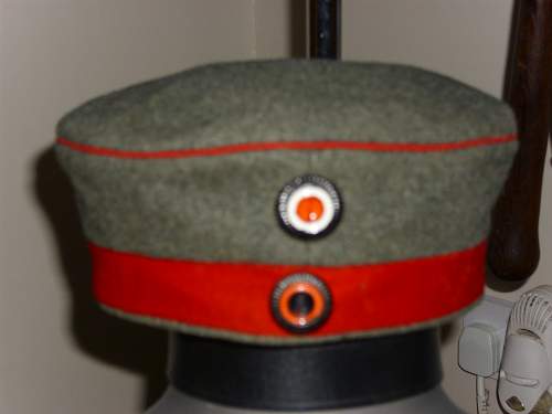 EM Krätzchen:  WW1 German Field caps/Feldmutze