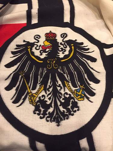 WWI German Battle Flag Fake?