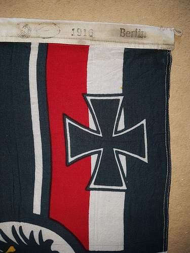 WWI German Battle Flag Fake?