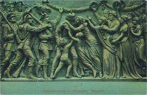 WWI German Memorial Bronze Plaque