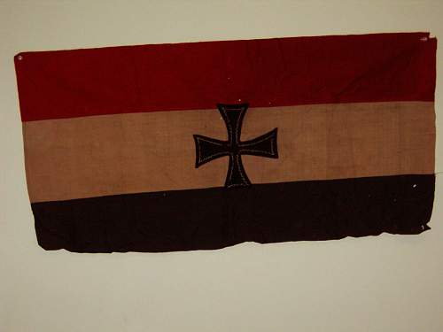 Guidance is greatly appreciated. WW1 Prussian flag? I'm guessing.