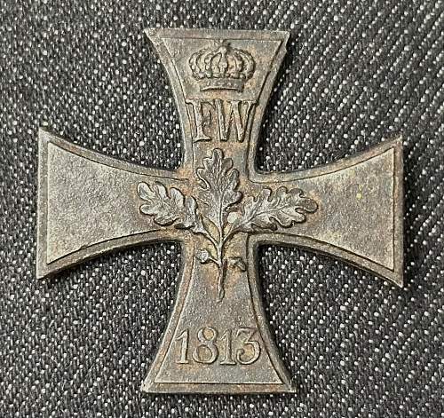 1813 Iron Cross 2nd class core only