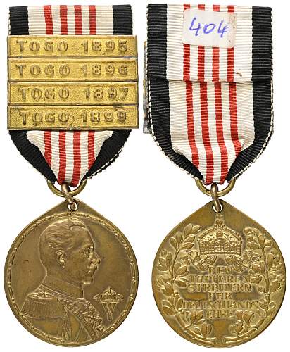 The Kaiser's men’s medals