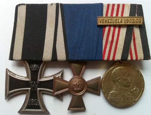 The Kaiser's men’s medals