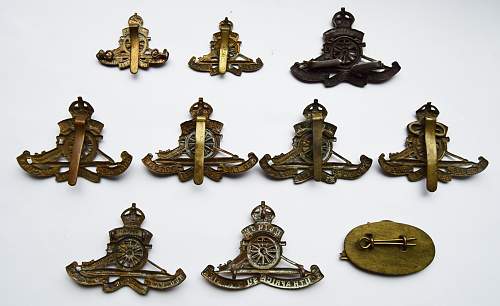 Royal Canadian Artillery Cap Badges