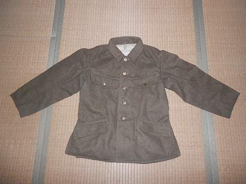 2 Japanese uniform jackets: Authentic WW II?