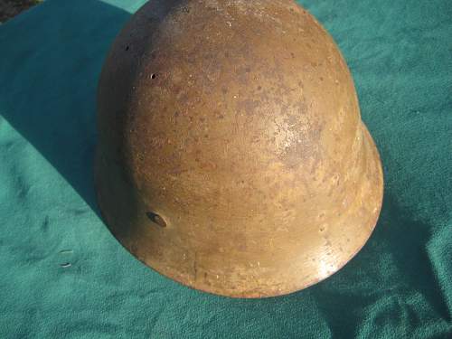 Japanese army helmet type 90: Authentic WW II ?