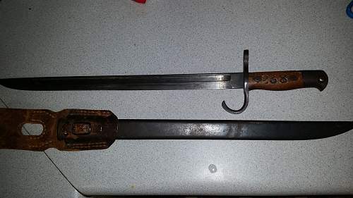 Unit Marked Japanese Bayonet?