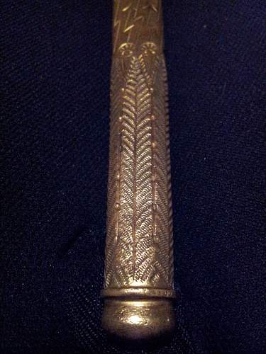 Kriegsmarine 1st model Eickhorn etched dagger