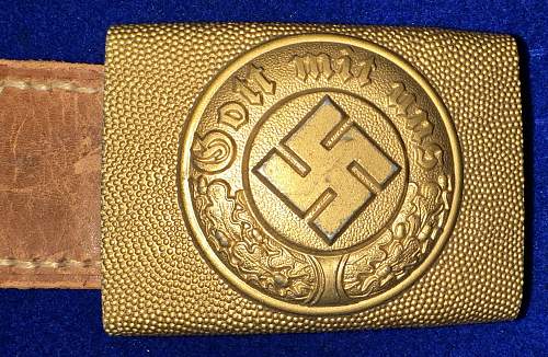 Aluminium Luftwaffe buckle Dransfeld