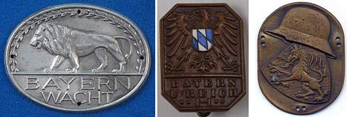 Freikorps and Weimar era awards and unit badges and insignia