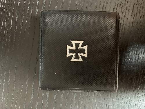 1914 Imperial German standard issue iron cross with box.