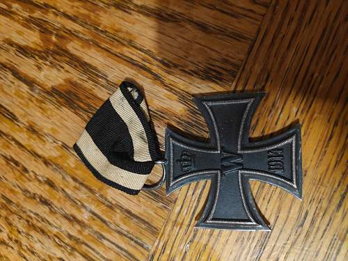 Iron cross 2nd class maker mark/version