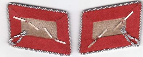 SA Gruppenfuhrer collar tabs