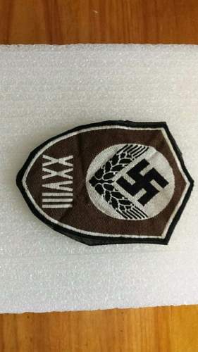 Reichsarbeitsdienst Patch