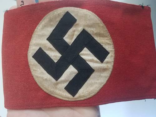 NSDAP kampfbinde, authentic?