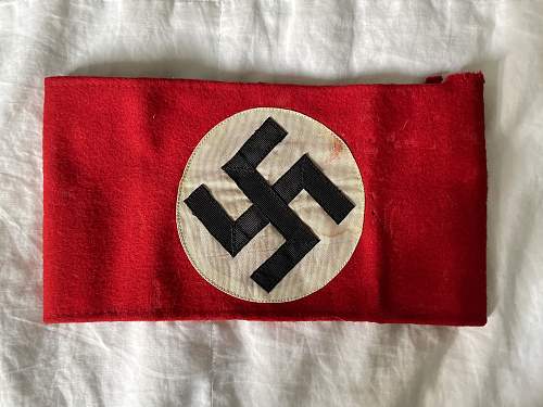 Wool NSDAP armband authentication