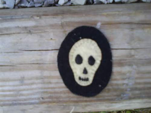 Nazi ARMBANDS and Deaths Head Skull Patch