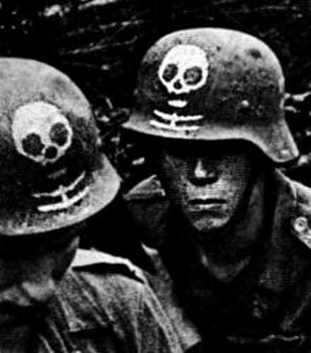 Nazi ARMBANDS and Deaths Head Skull Patch