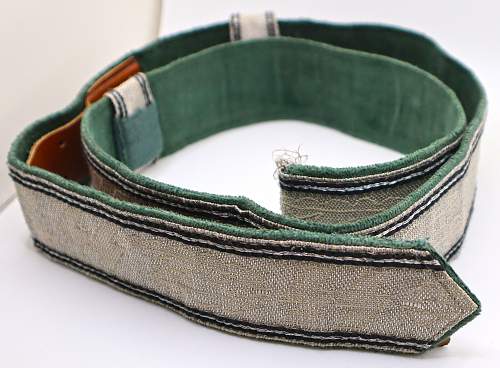 Allgemeine SS Officer Brocade Belt - Authenticate Please