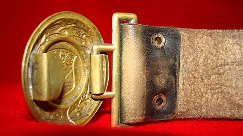 Feuerwehr Rheinland officer buckle