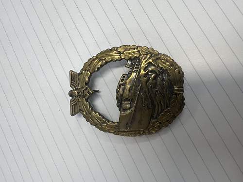 german uboat medals and clasp! fake or real?