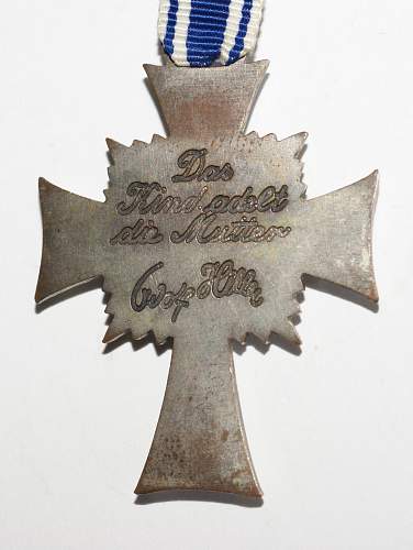 1st Pattern Mutterkreuz in Silber