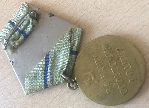 WW2 USSR Medal for Defence of Sevastopol. Original or Fake.